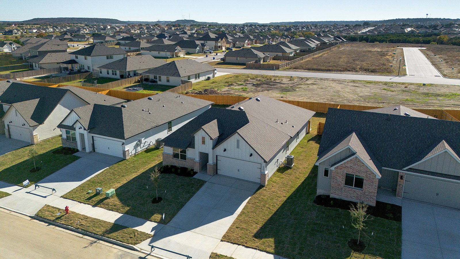 Creekside Hills community ariel shot.