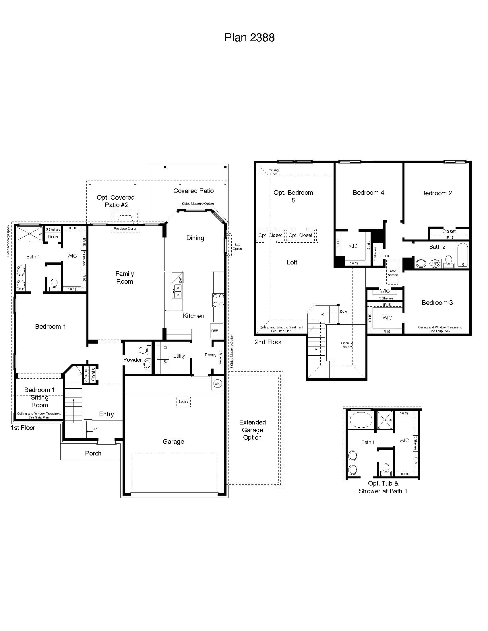 Sonoma floor plan rendering
