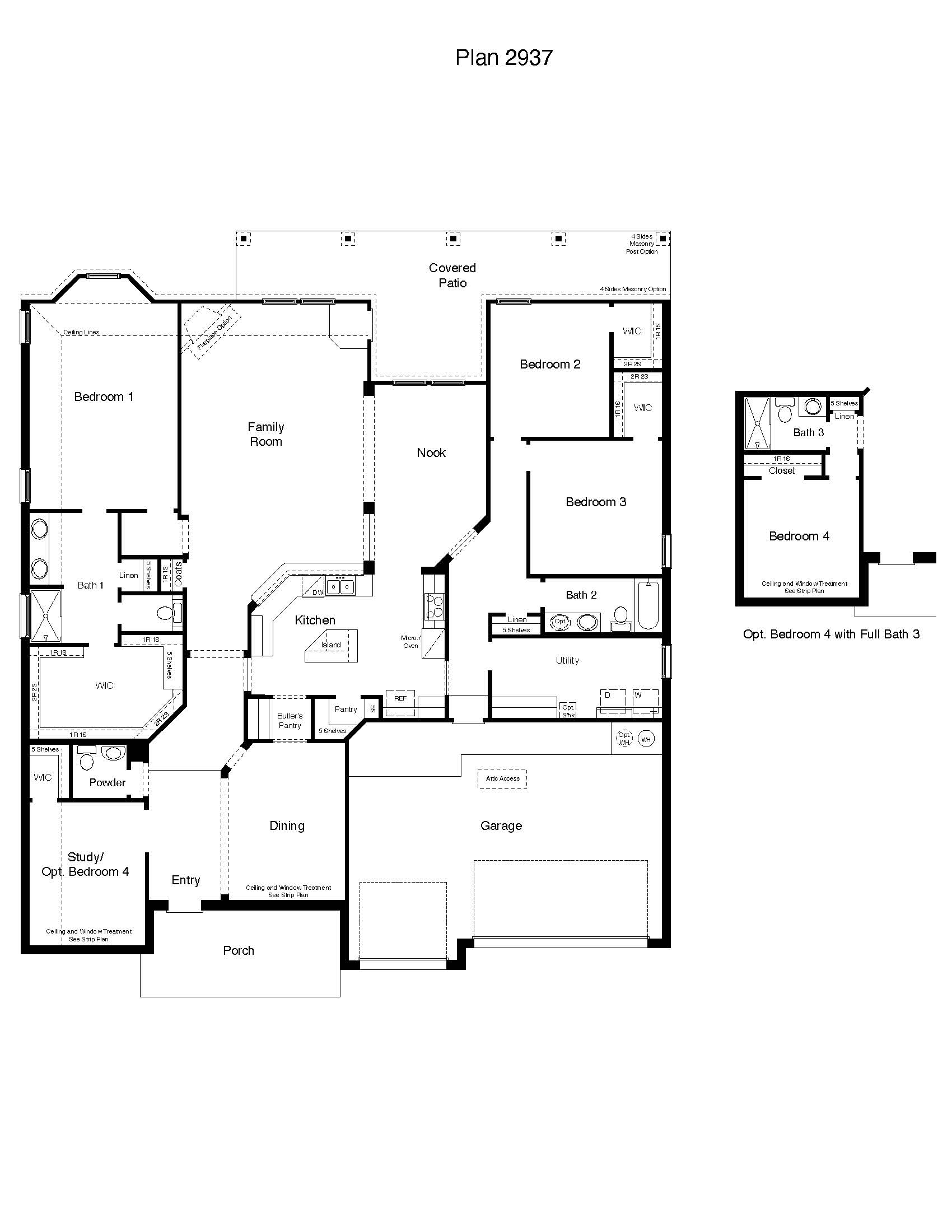 Waverly Floorplan Rendering.