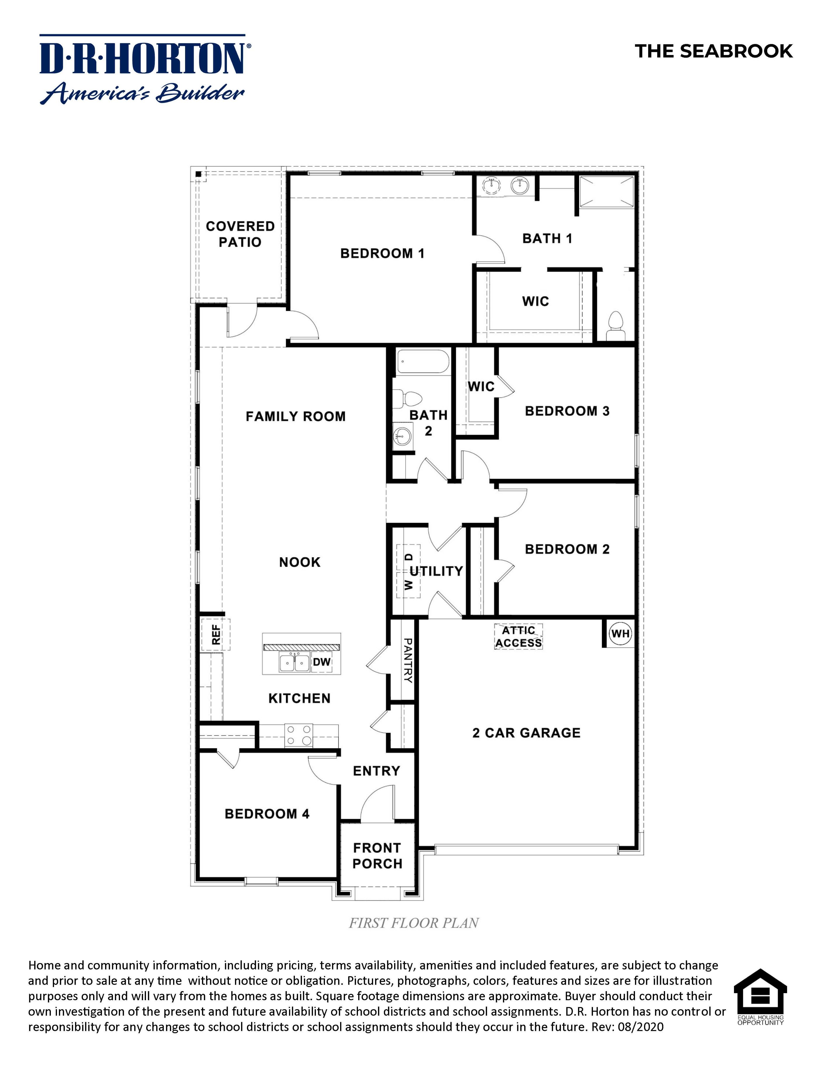 Seabrook floorplan rendering