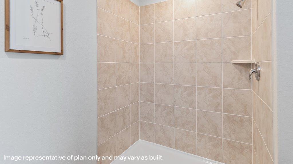 Barton primary bathroom with walk-in shower.