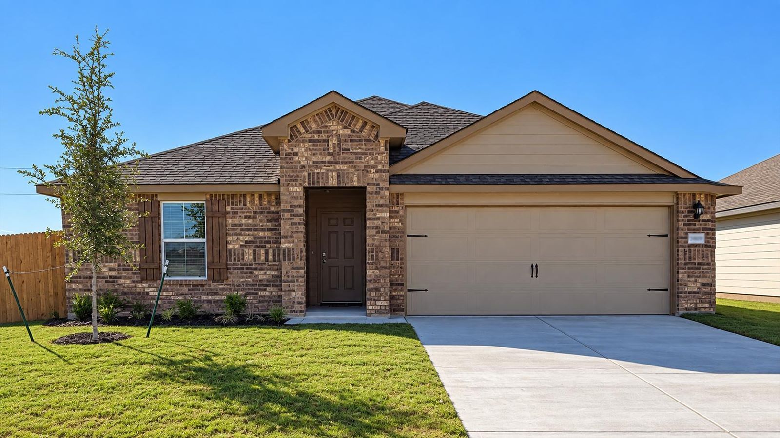 Texas Cali Front Exterior A Elevation.