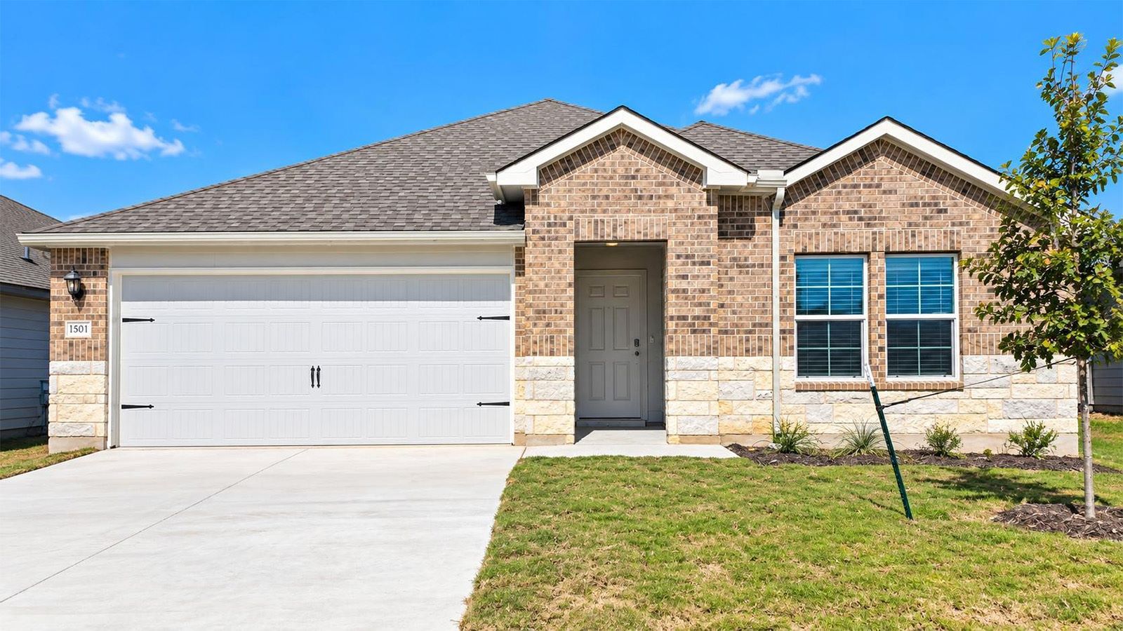 Texas Cali Front Exterior B Elevation.