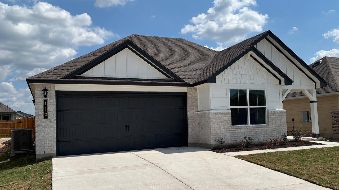 Camden Front Exterior Elevation H with Brick.