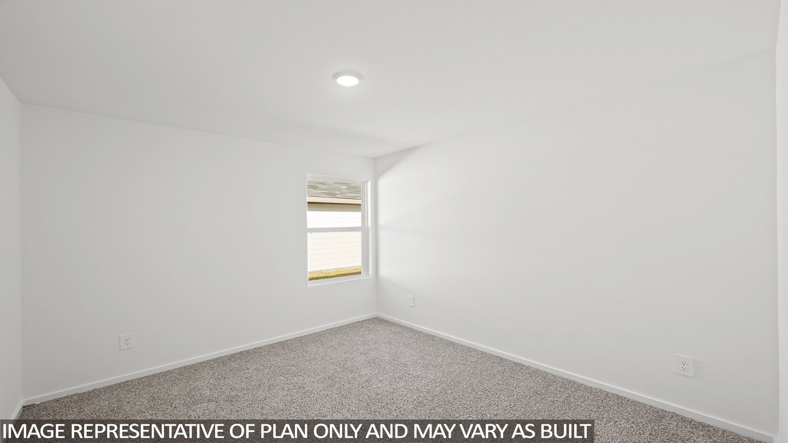 Callahan secondary bedroom with carpeted flooring and window for natural lighting.