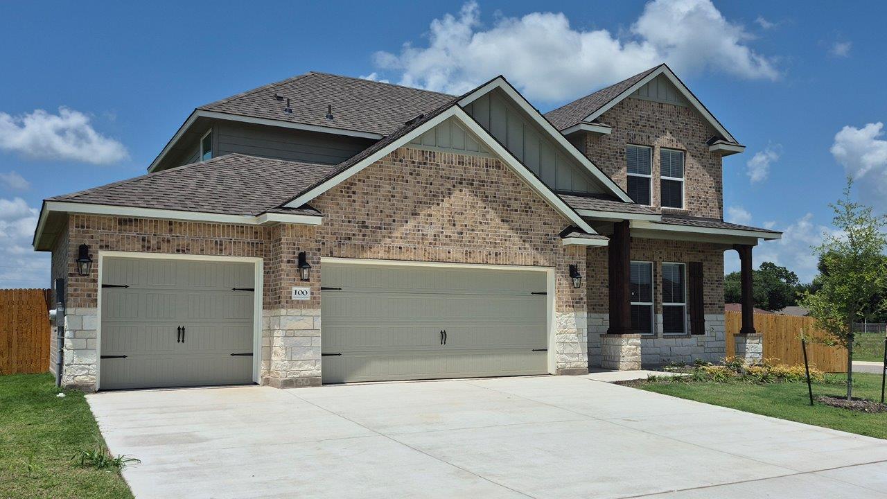 Magnolia Front Exterior X Elevation.