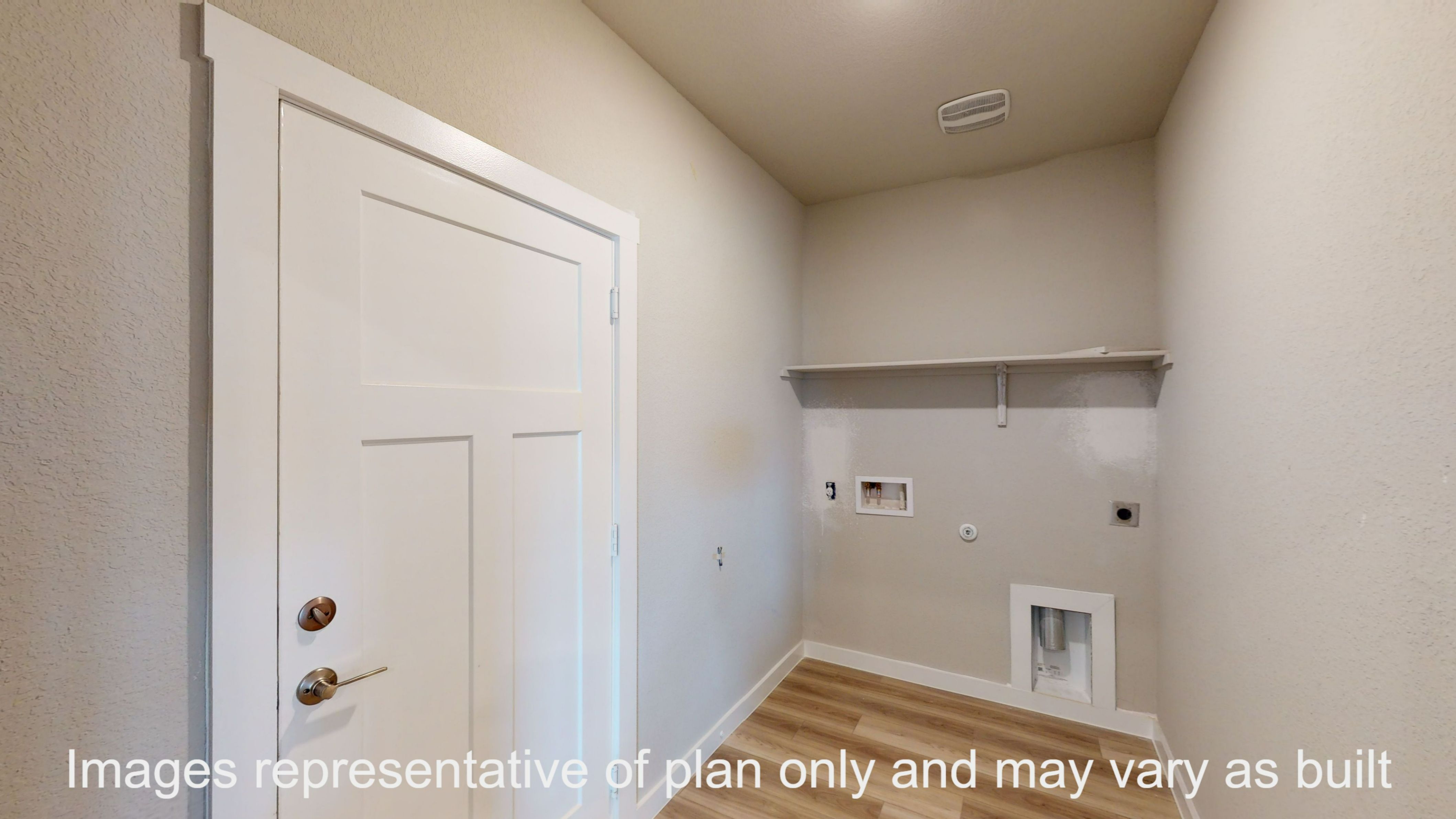 Florence utility room with washer and dryer connections.