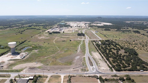 Aerial shot of Turnbo Ranch Traditions community
