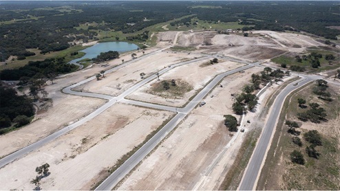 Aerial shot of Turnbo Ranch Traditions community