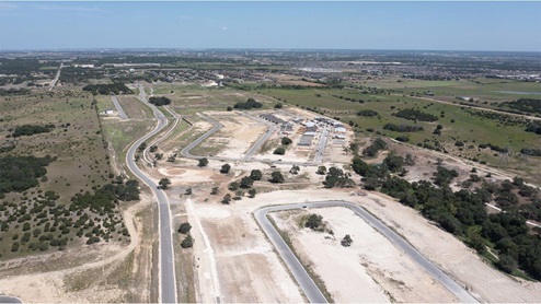Aerial shot of Turnbo Ranch Traditions community