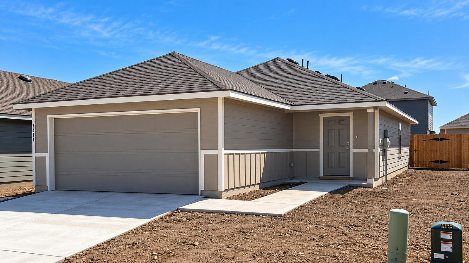 Barton Front Exterior J Elevation.