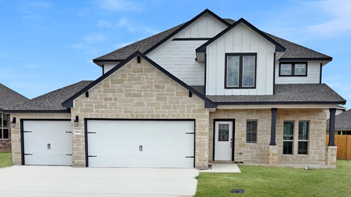 Saddle Creek front exterior of the 9905 Ridings Dr.