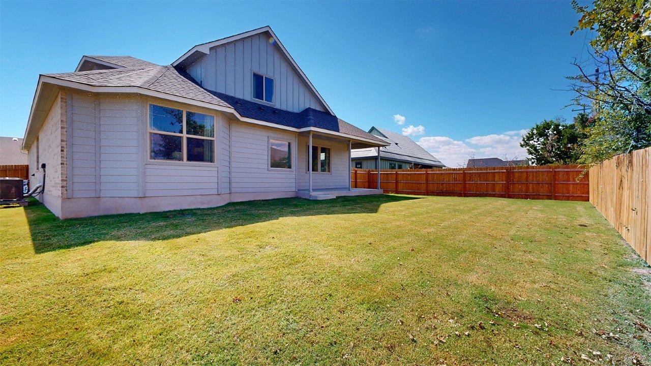 Saddle Creek back exterior of the model home.