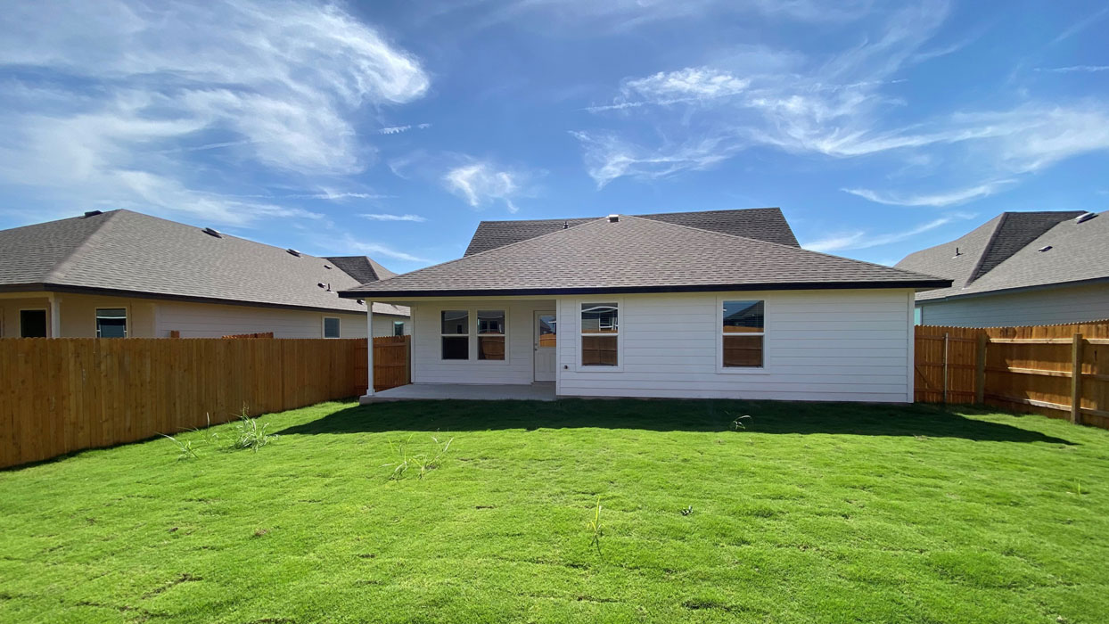 Camden Rear Exterior F Elevation with Brick.