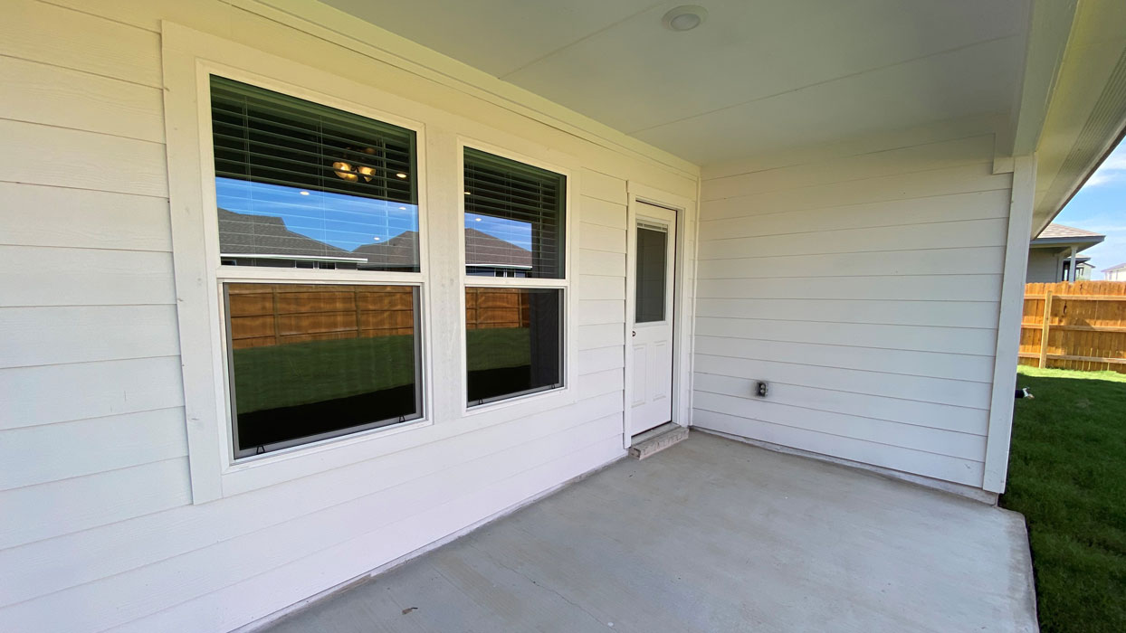 Camden Rear Exterior F Elevation with Brick.