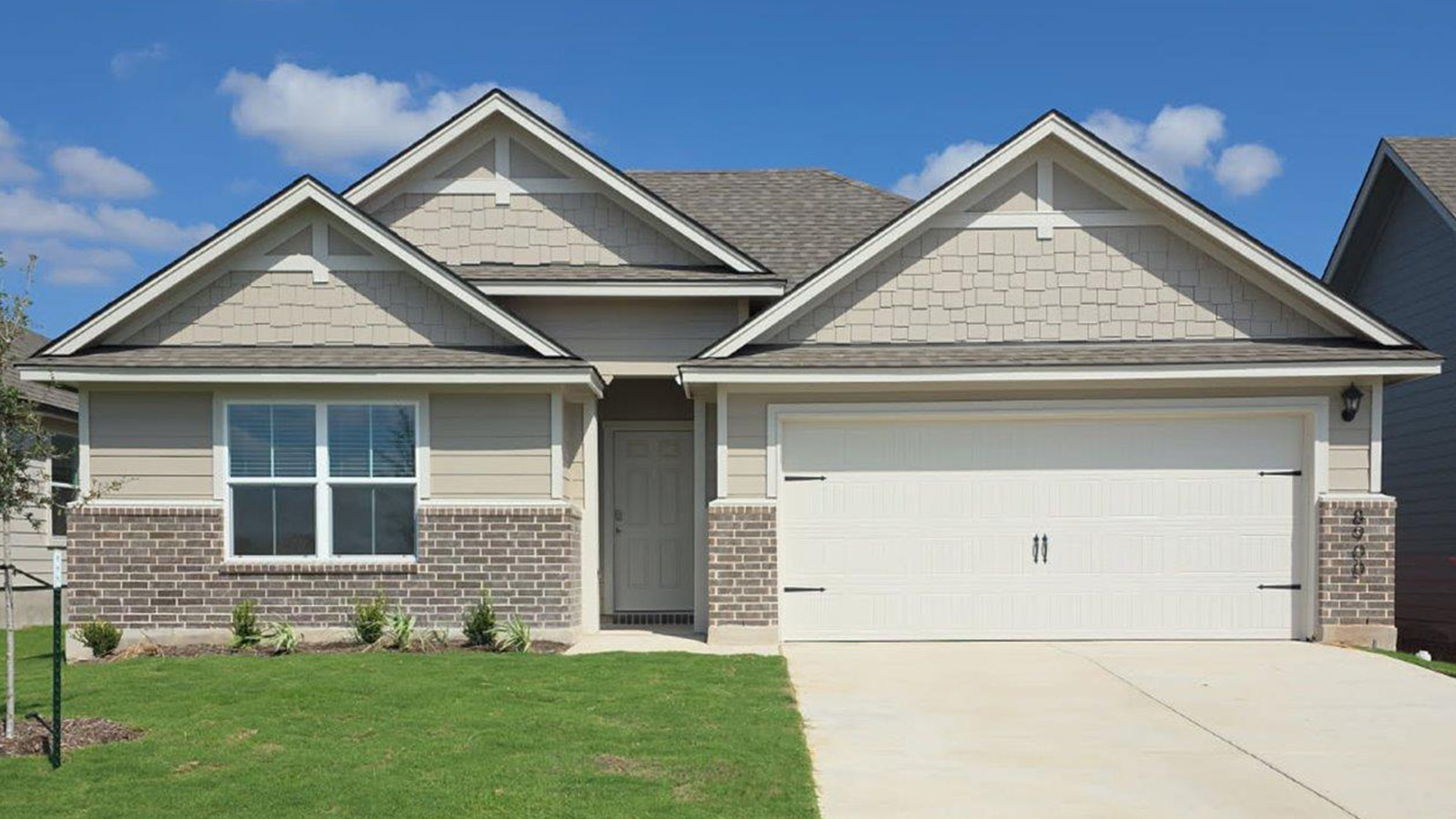 Texas Cali Front Exterior H Elevation.