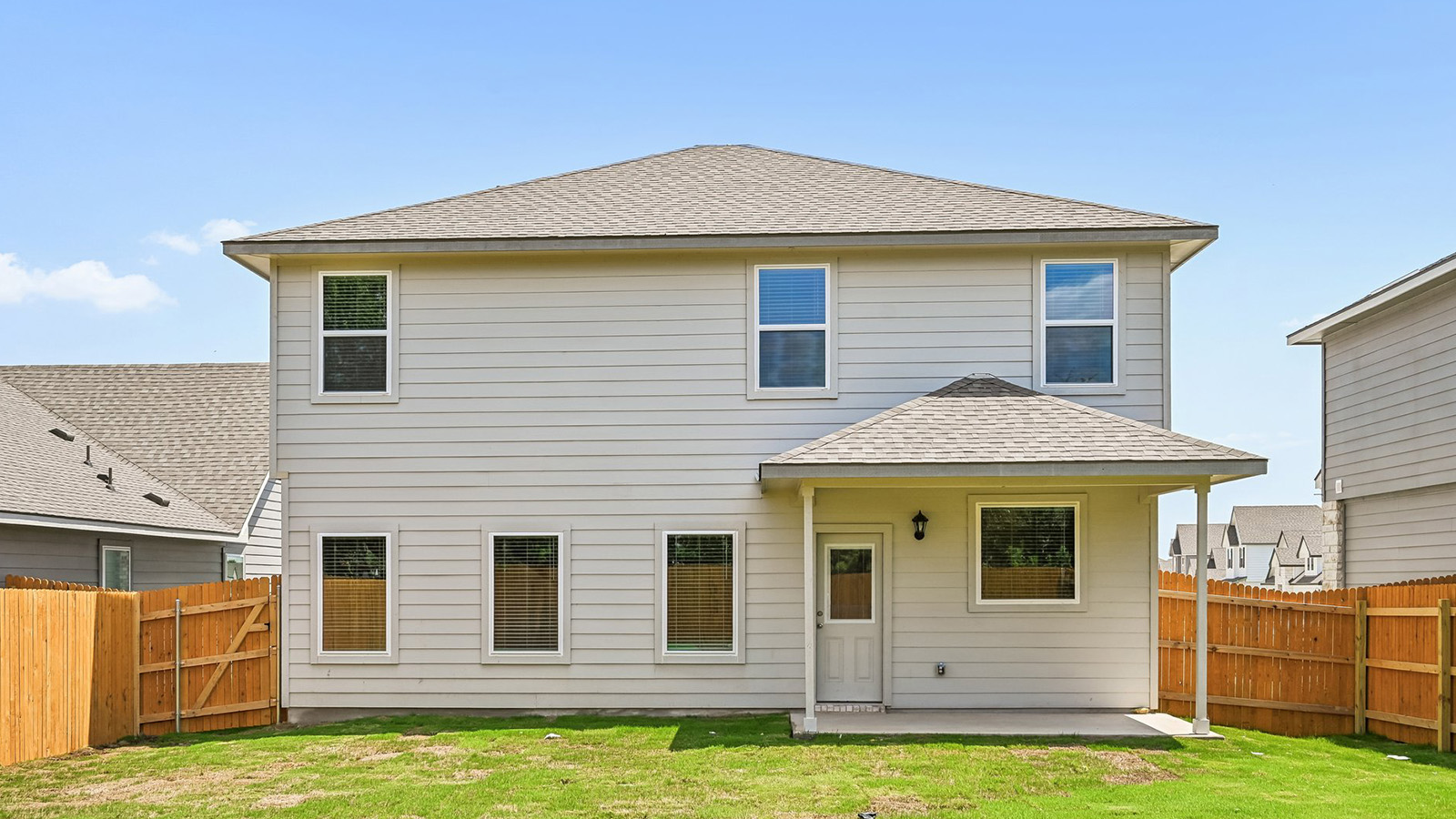 Madison Back Exterior B Elevation.