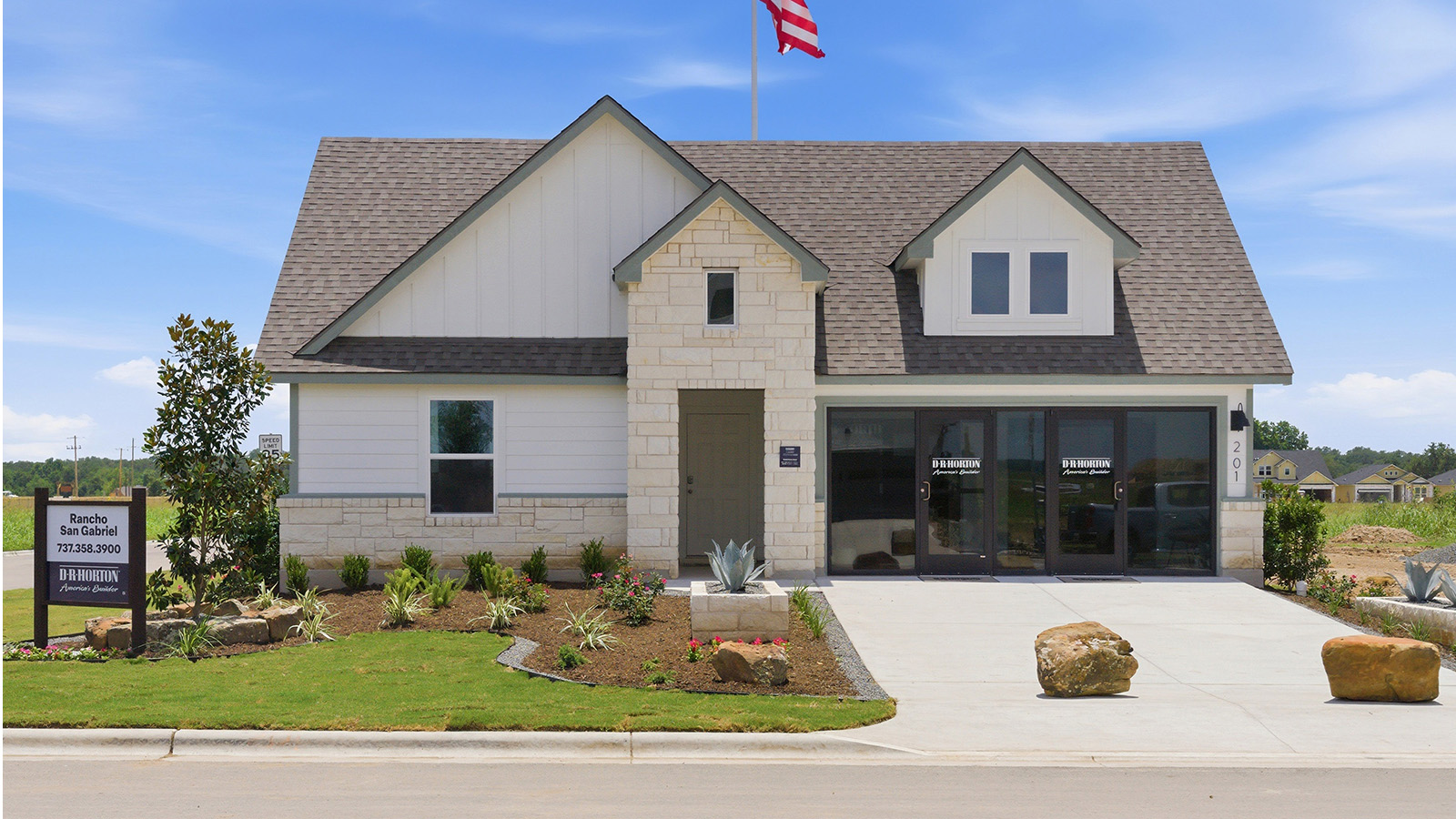 Rancho San Gabriel Model Front Exterior Kingston F Elevation.