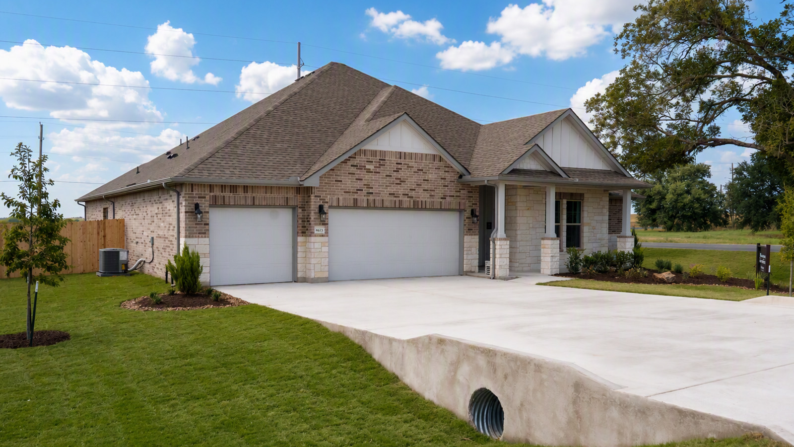 Homestead Model Front Exterior Parker II V Elevation.