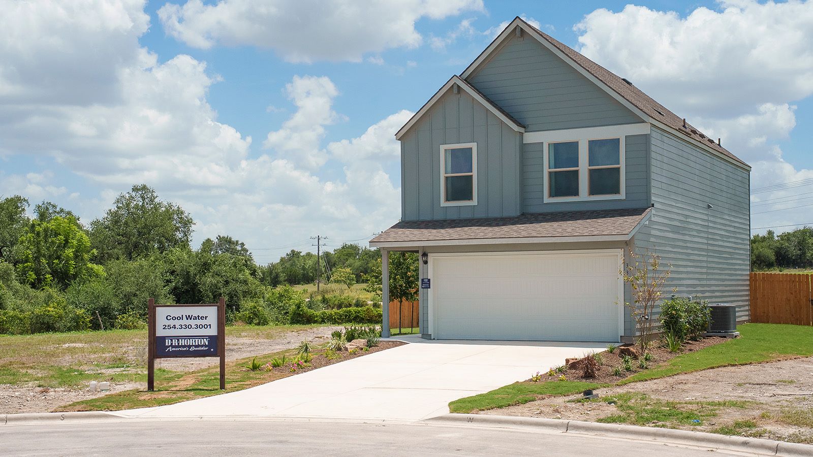 Cool Water model home front exterior jasmine elevation D.