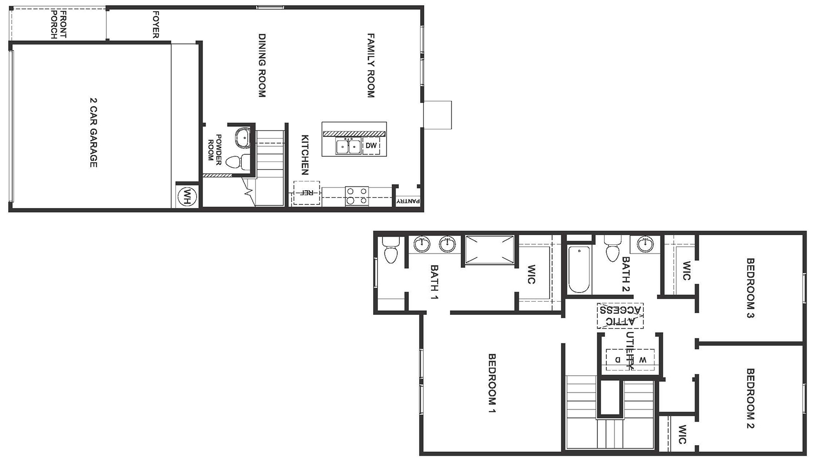Gardenia Floor Plan Rendering.