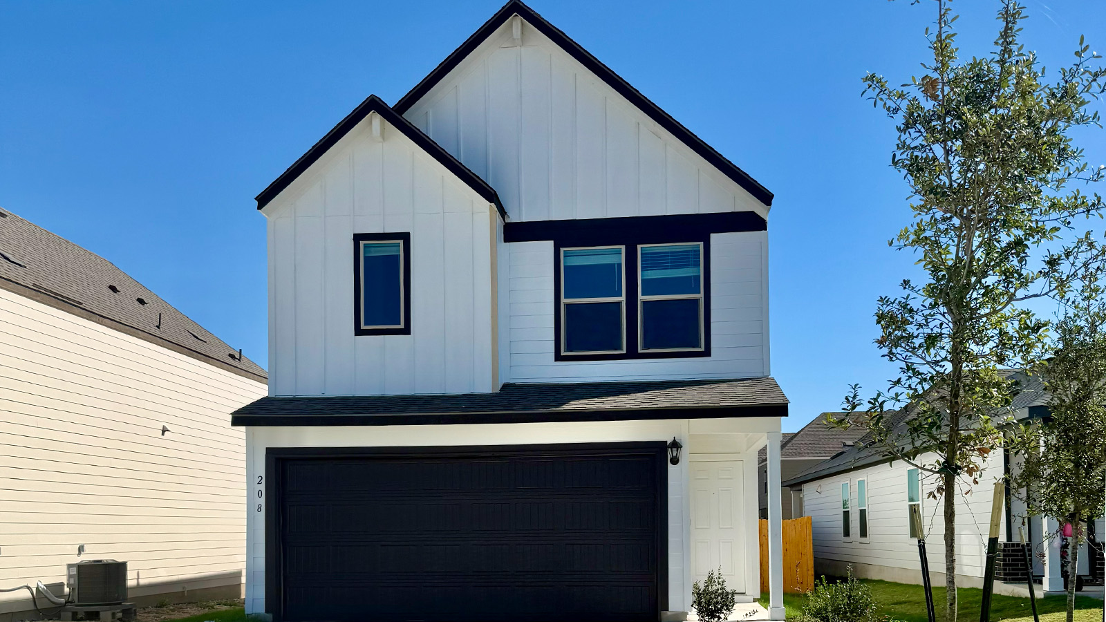 Iris Front Exterior B Elevation.