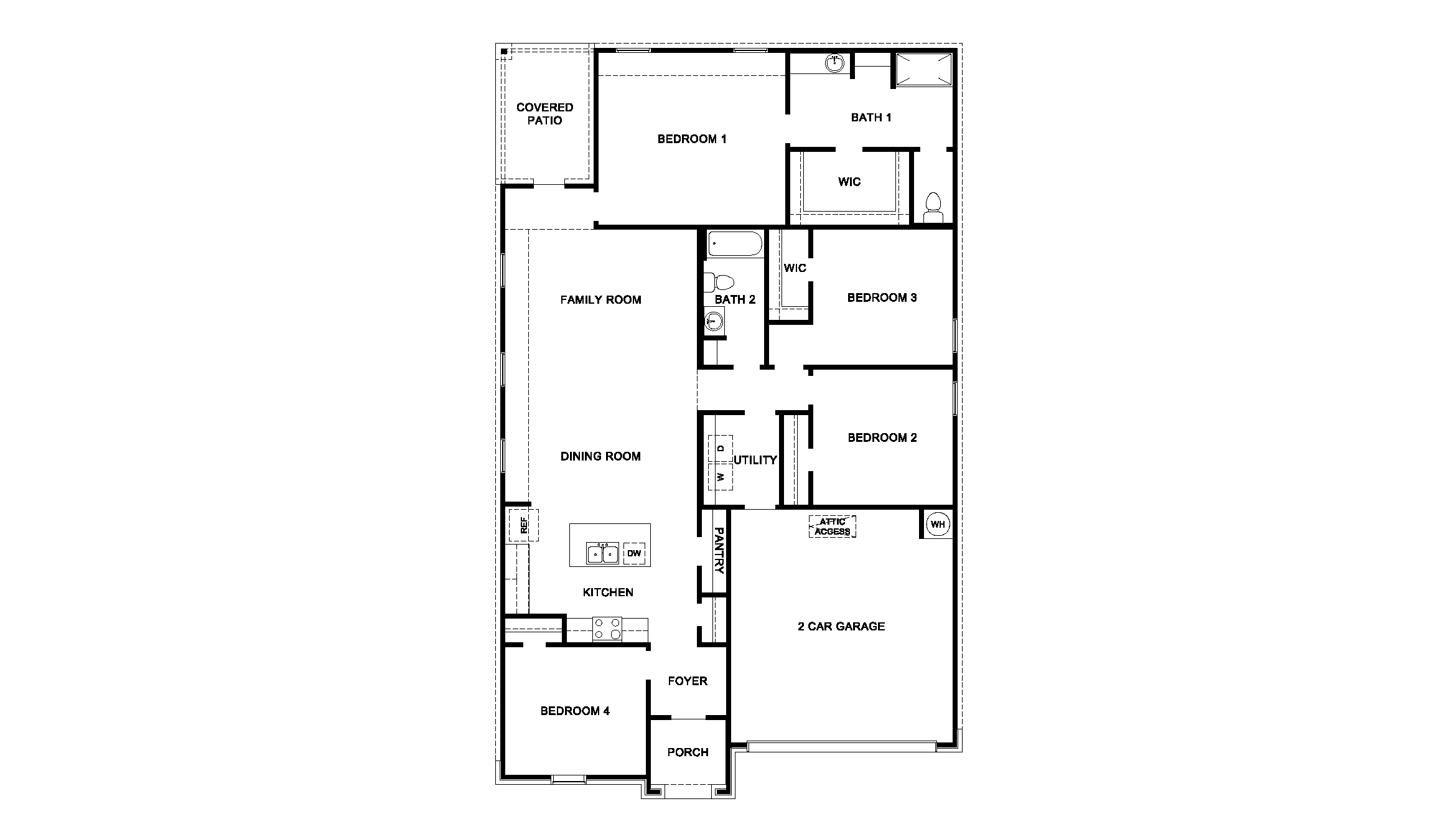 Seabrook Floorplan Rendering.