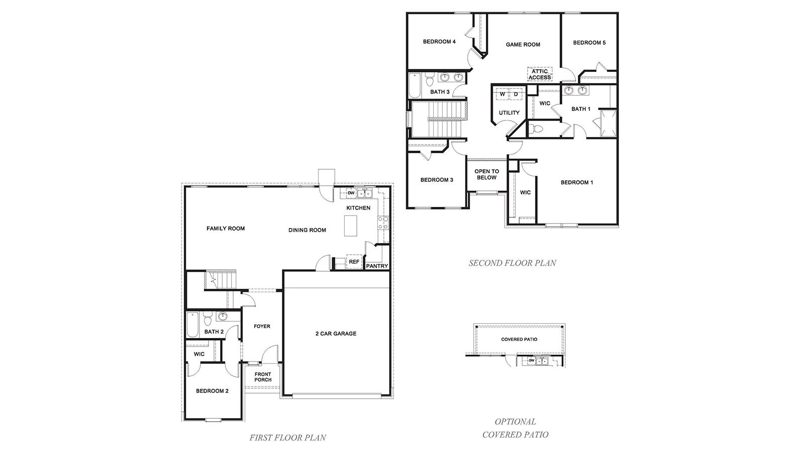 Prosper Floor Plan Rendering.