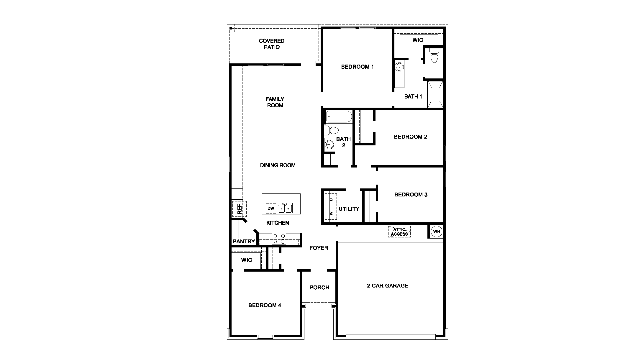 Elgin Floor Plan Rendering.
