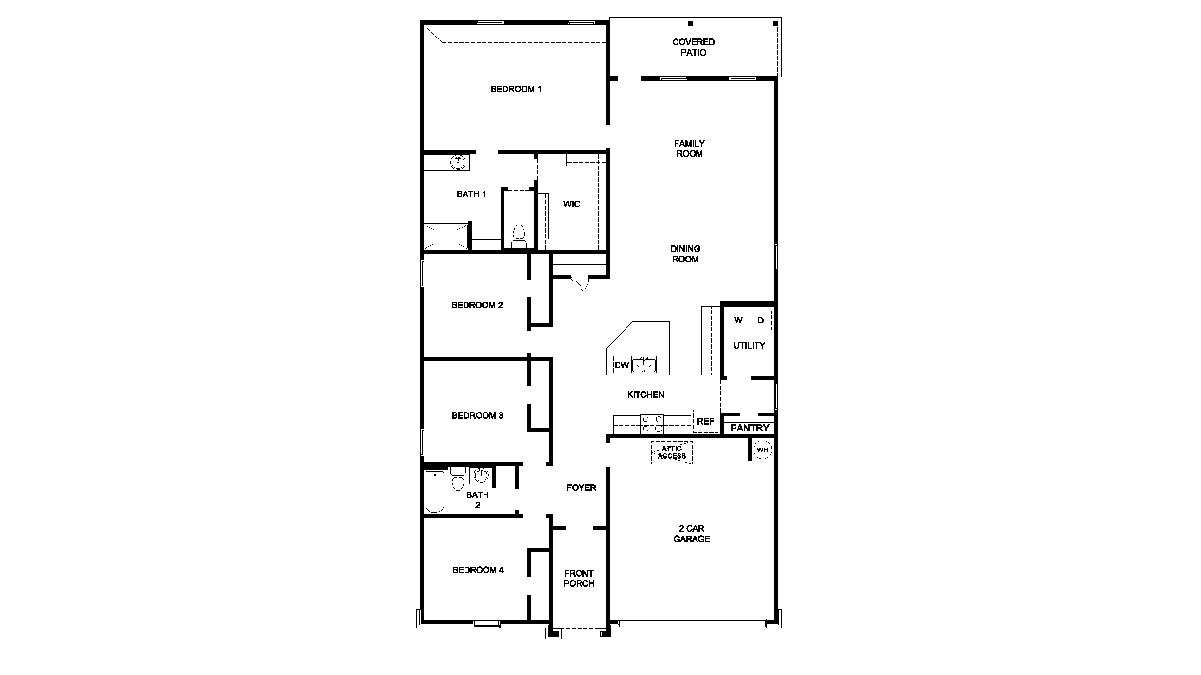 Kingston Floor Plan Rendering.