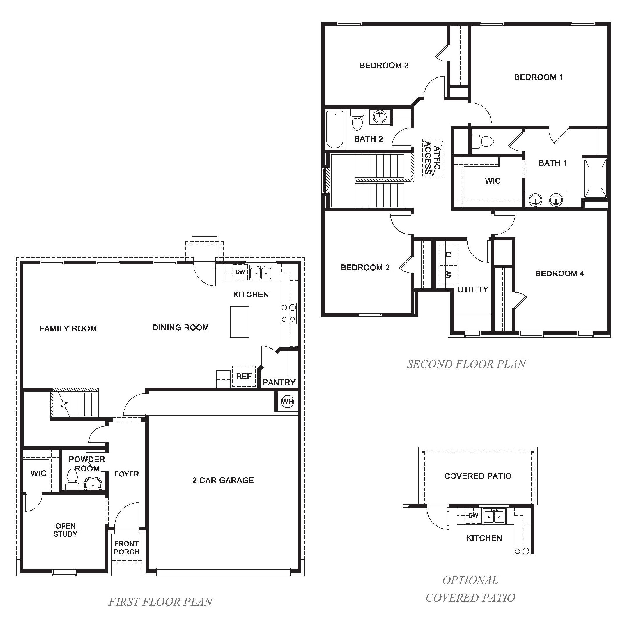 Madison Floor Plan Rendering.