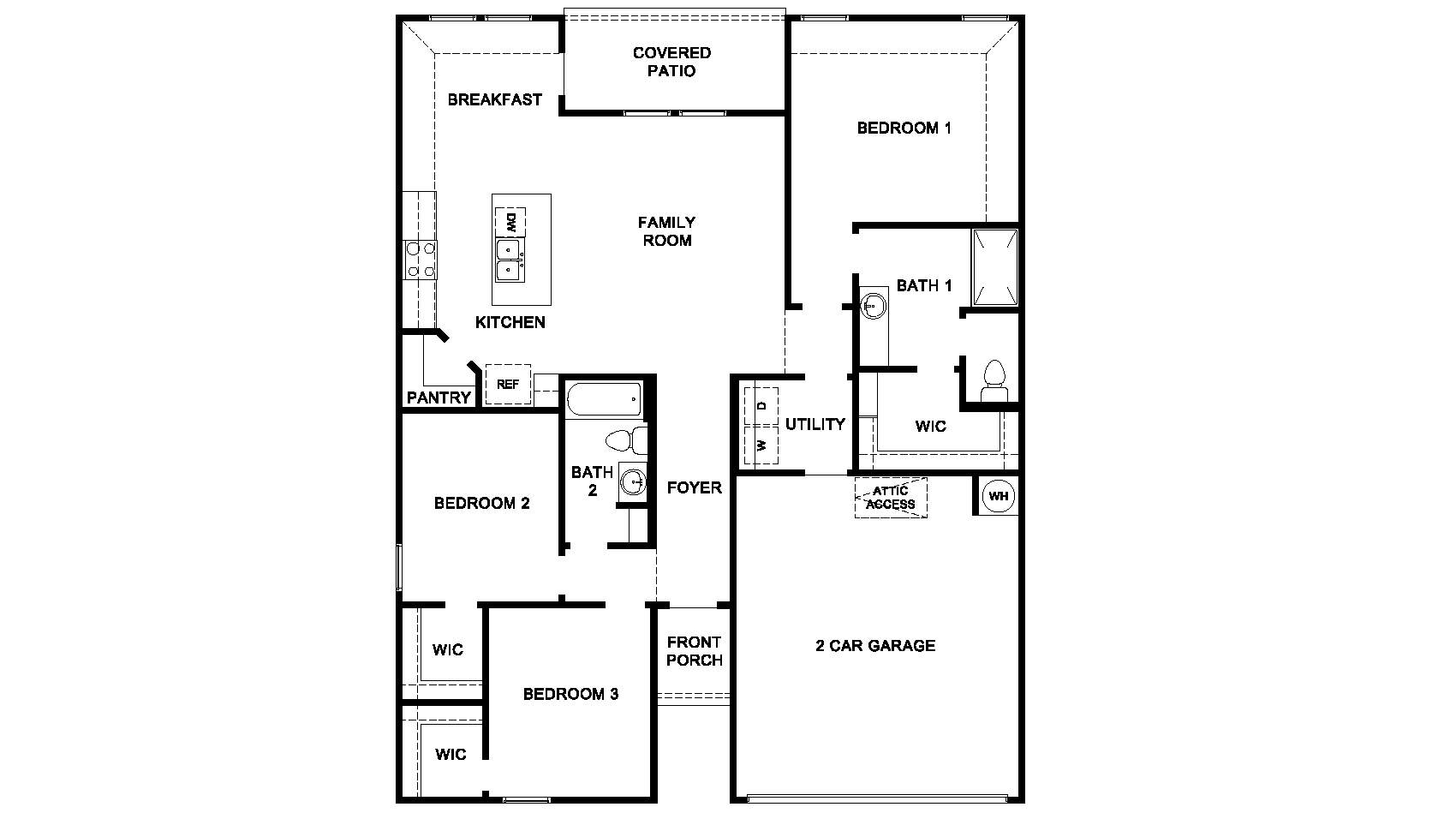 Bellvue Floor Plan Rendering.