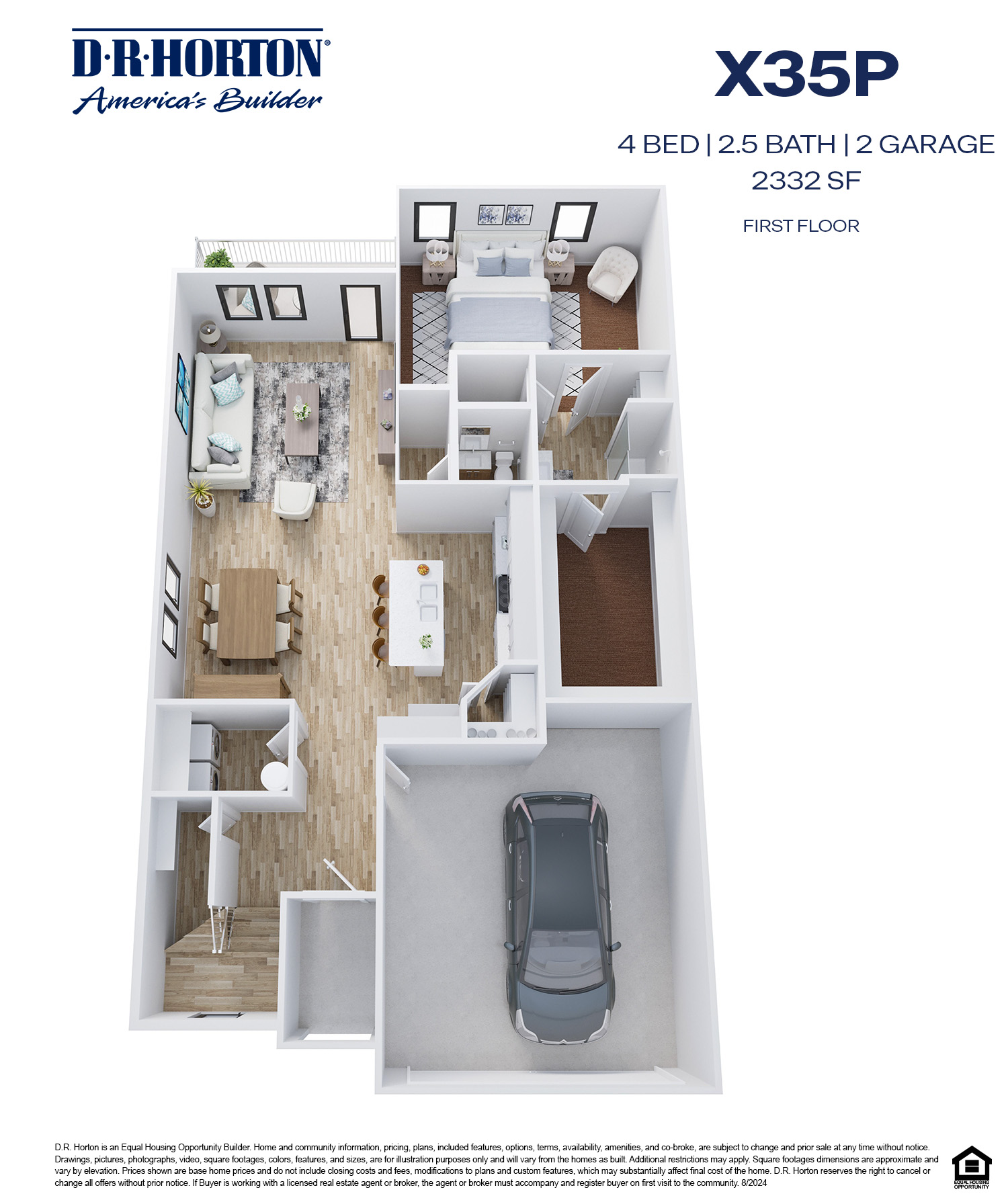 staged floorplan