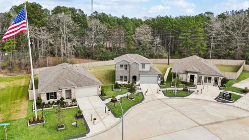 Model homes and sales house.