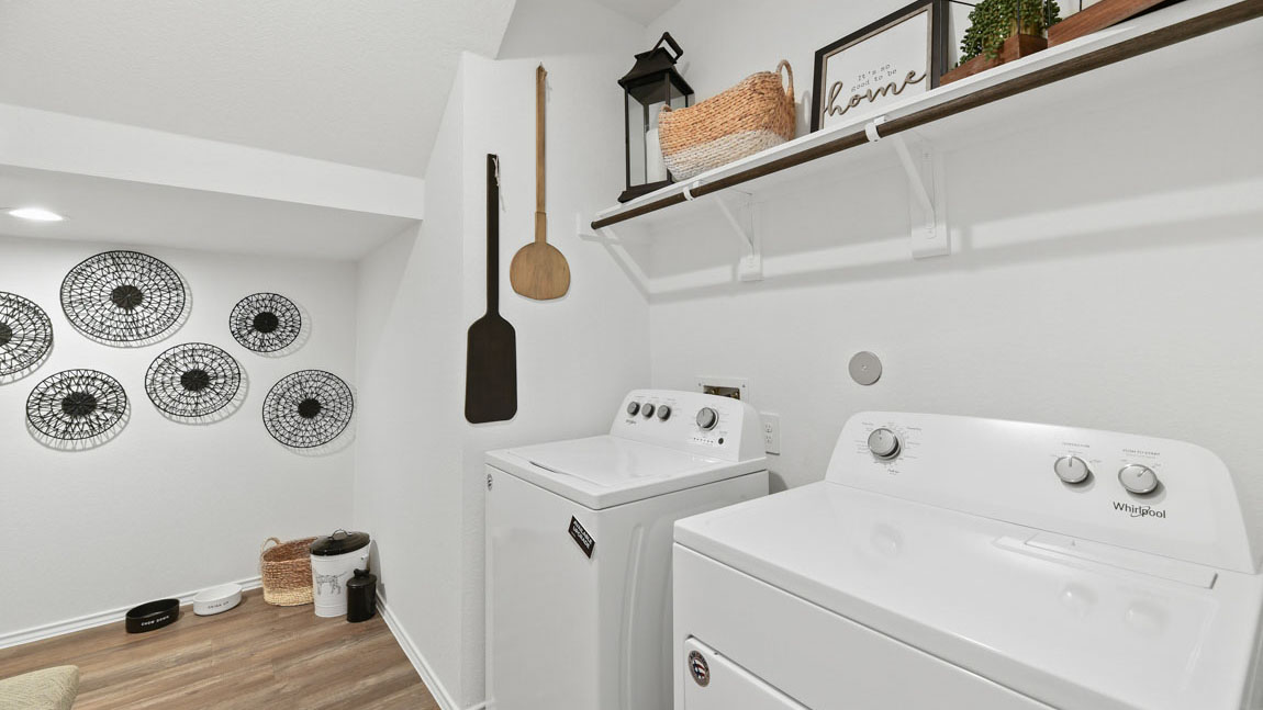 Utility room with storage