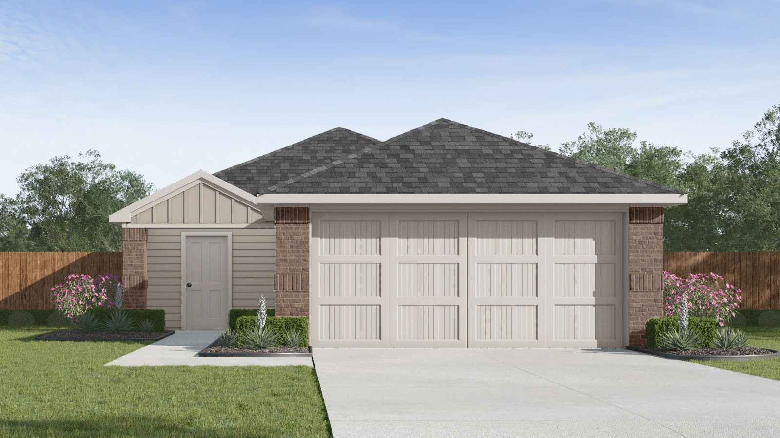 Rendering of T30A elevation B.