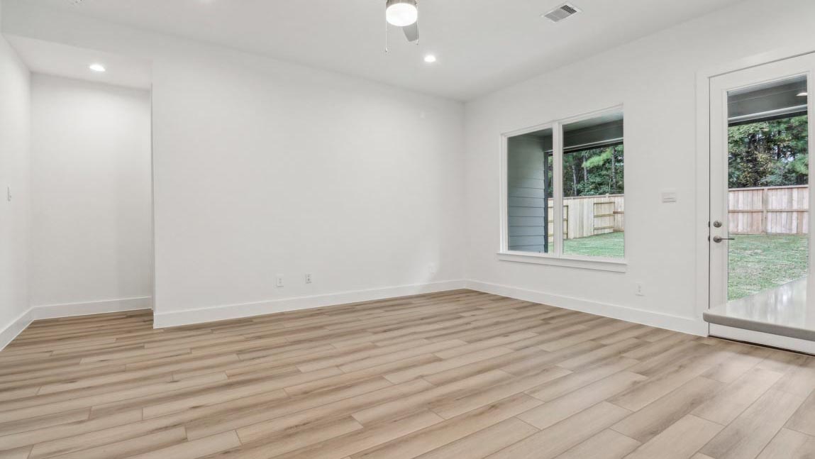 kitchen with stainless steel appliances and quartz countertops
