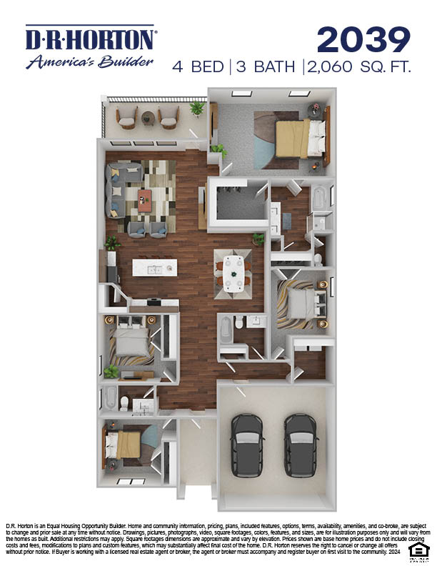 staged floorplan