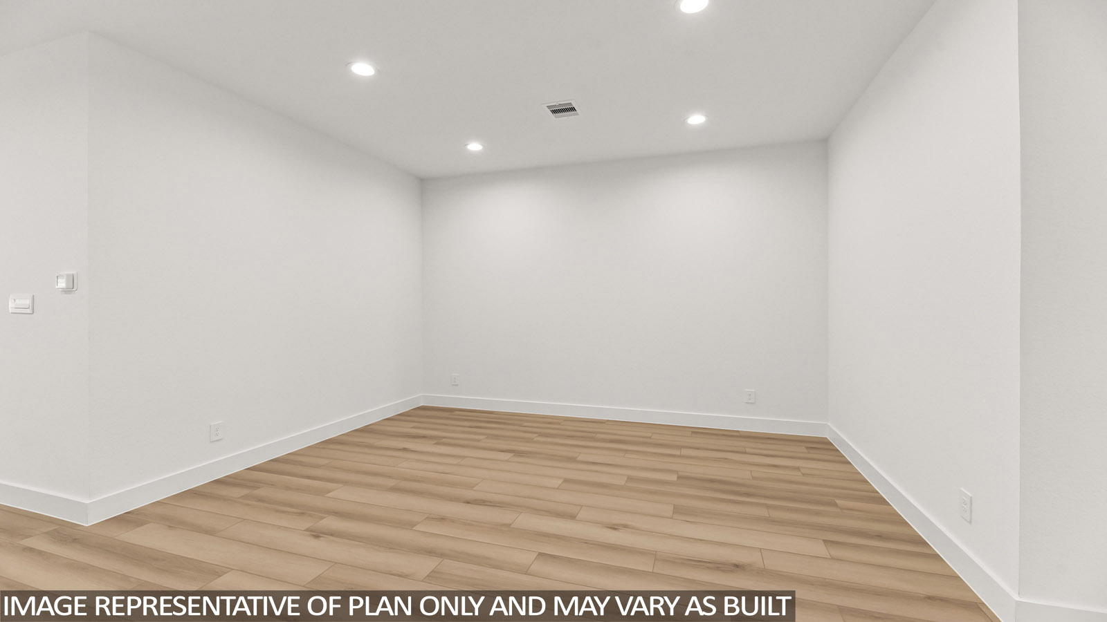 open concept living area with vinyl flooring and large windows