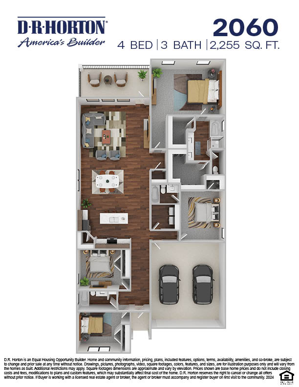 staged floorplan