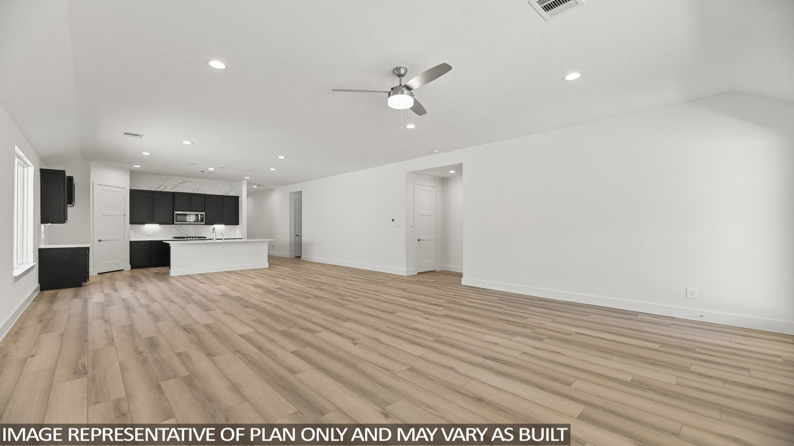 kitchen with stainless steel appliances and quartz countertops