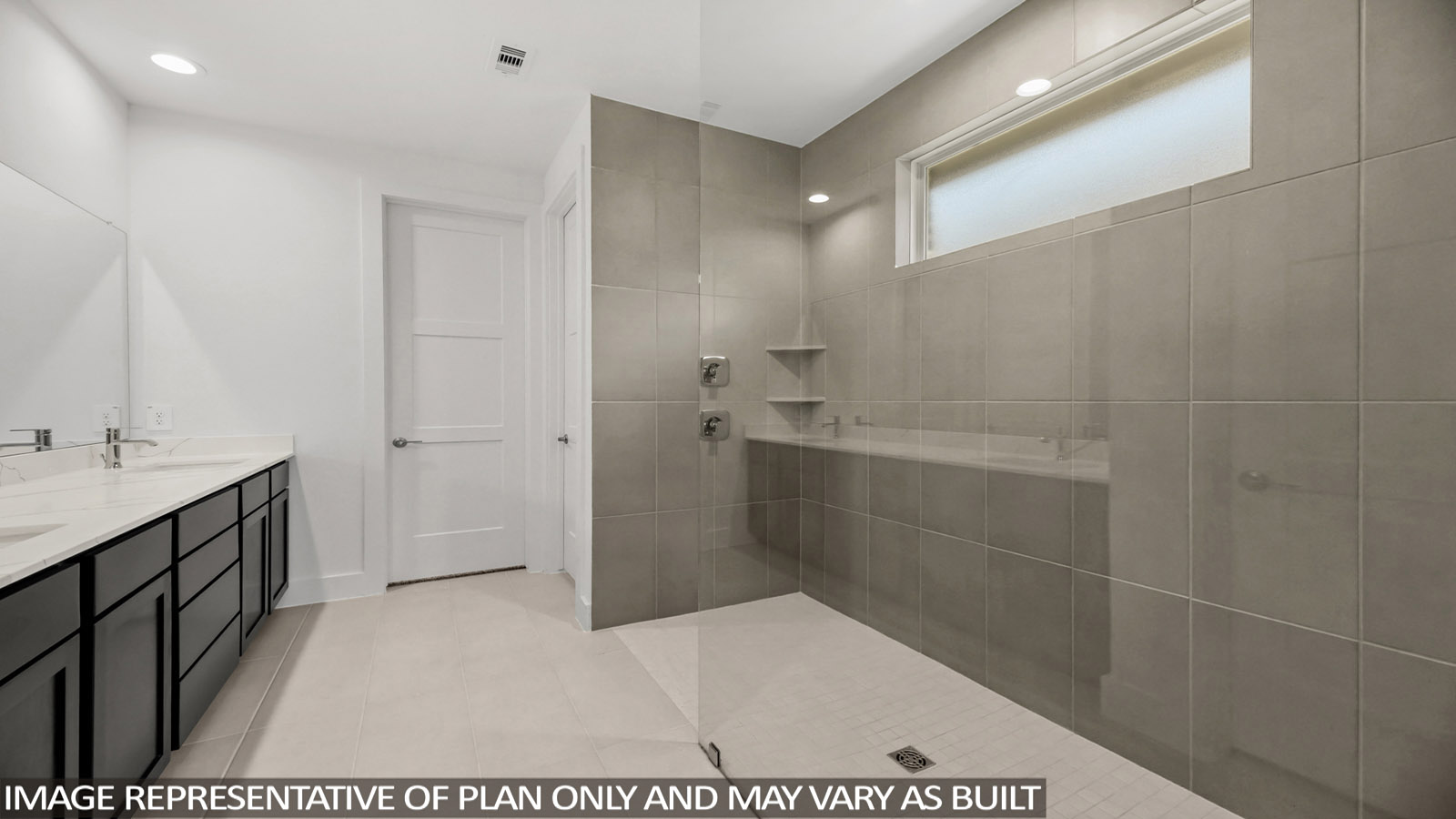 bathroom with super shower