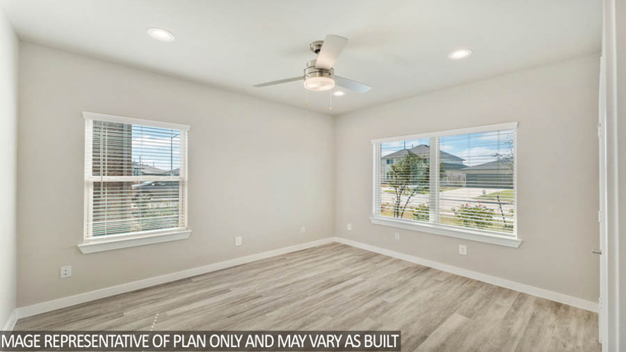 Dining area with vinyl flooring