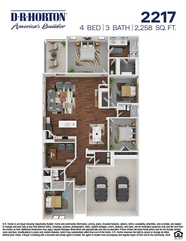 staged floorplan