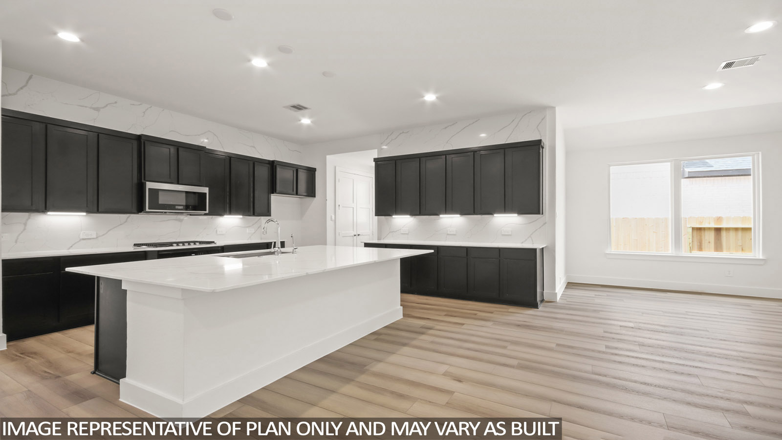kitchen with stainless steel appliances and quartz countertops