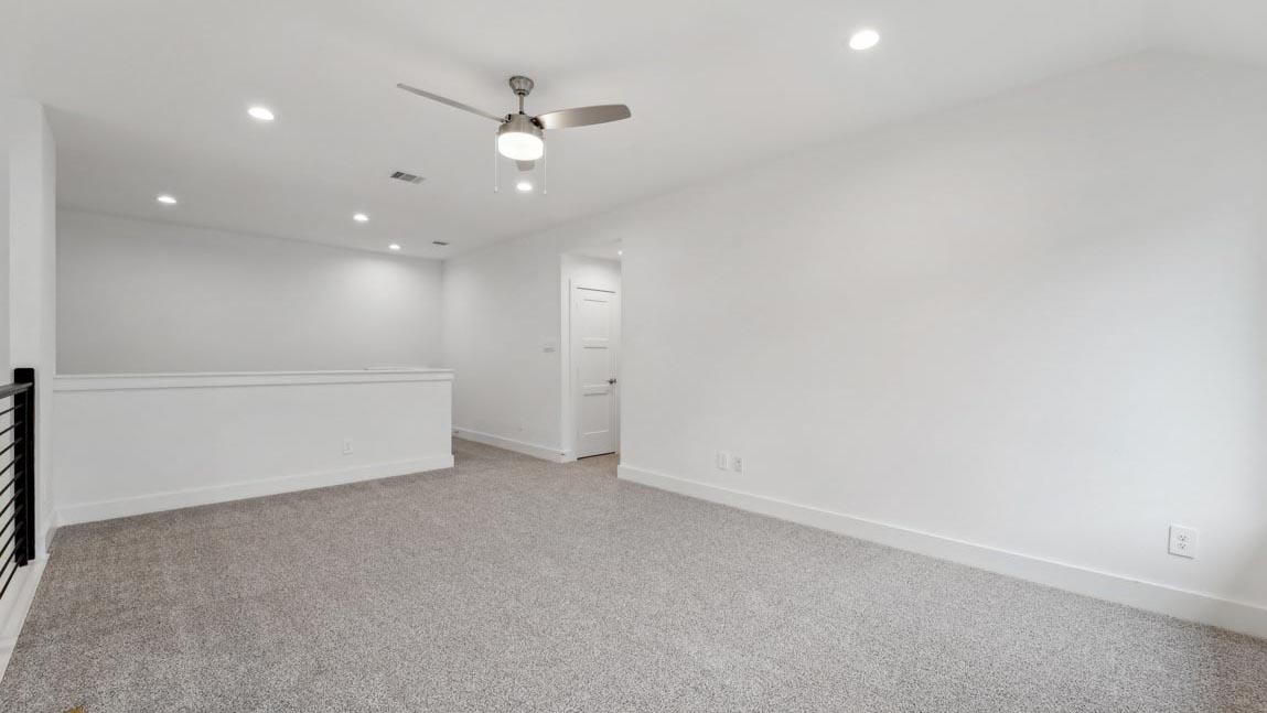 bedroom with carpet flooring and windows