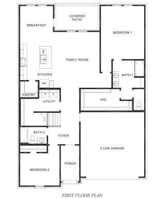X40N First-Story Floor Plan