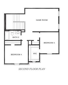 X40N Second-Story Floor Plan