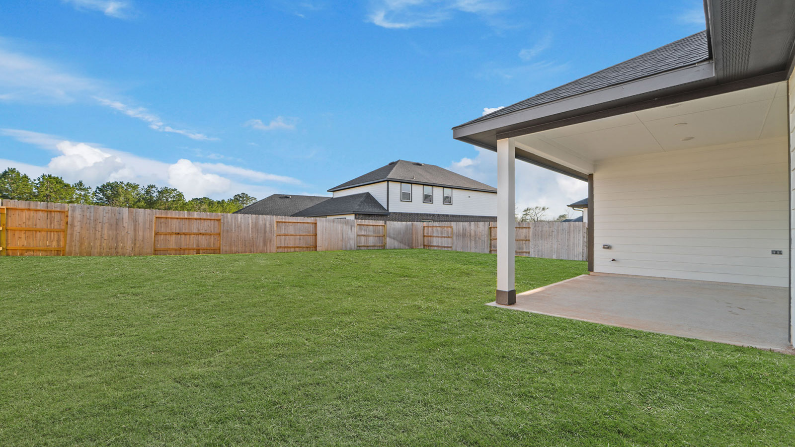 back of house with porch