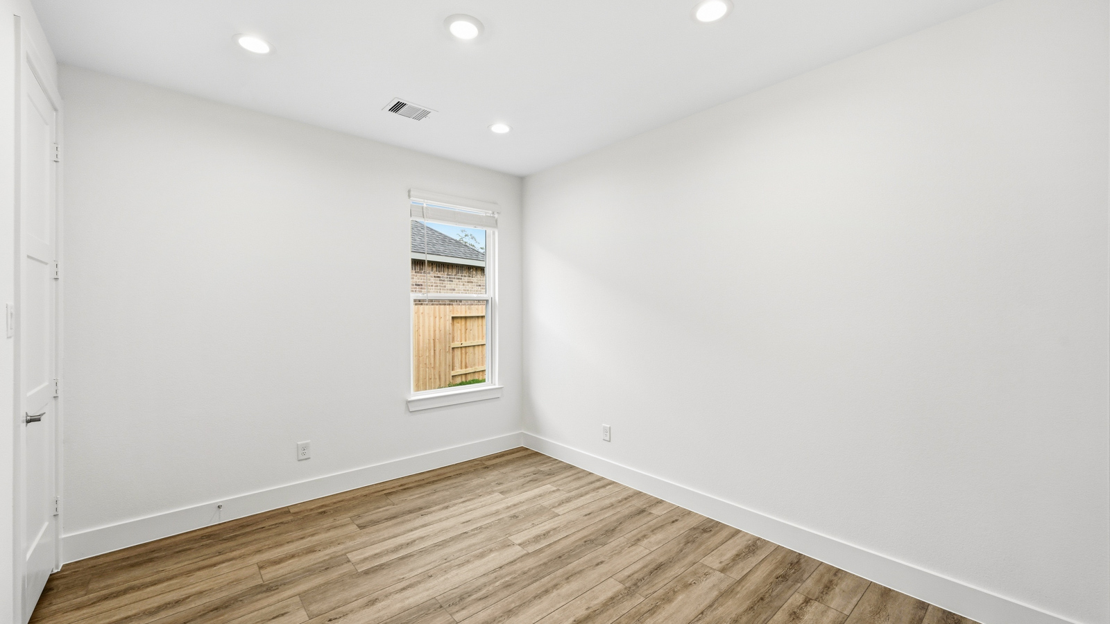 Dining area with vinyl flooring
